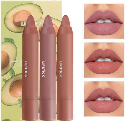My Colors 3 Colors Smooth Matte Lipstick Set, Long Lasting Matte Waterproof