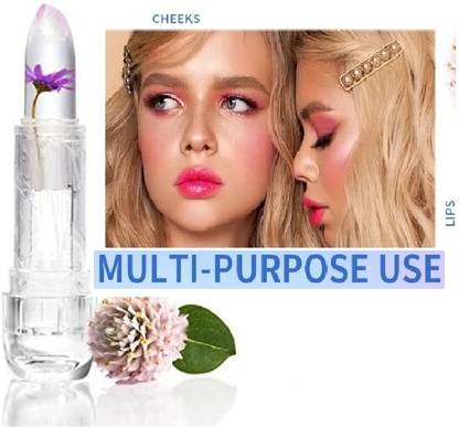 tanvi27 Transparent Color Changing Blush Gel Moisturizing Lip Cheek Tined Lipstick