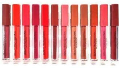 FOZZBY Sensational Liquid Super stay matte ink bold lip color liquid lipstick pack of12