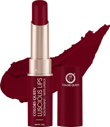 COLORS QUEEN Luscious Lips Long Lasting Non Transfer Creamy Matte Lipstick
