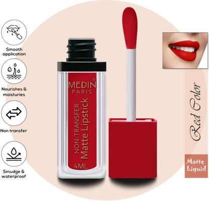 MEDIN Paris Proffessional special matte Liquid lipstick set of 1 (