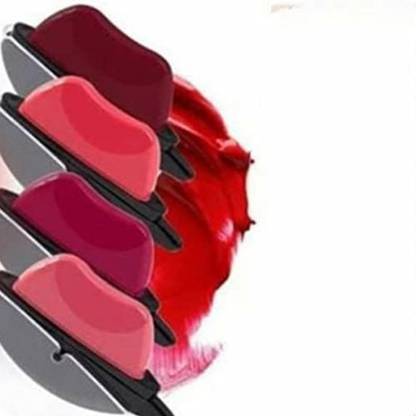 SIM’S CREATION Korean Style Lip Shape Waterproof Lipstick Matte pack of 4
