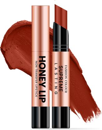 FASHION COLOUR Supreme Lasting Honey Lip Non Transfer waterproof Creamy Matte Formula