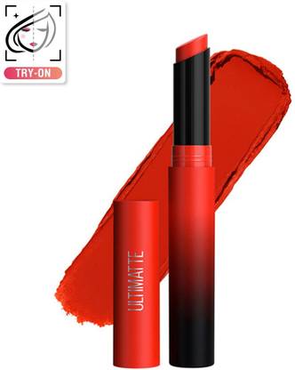 MAYBELLINE NEW YORK Color Sensational Ultimattes Lipstick, 299 More Scarlet, 1.7 g