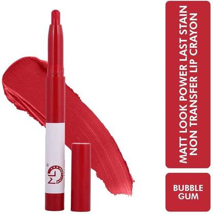 MATTLOOK Power Last Lip Stain Crayon Rich Color, non Transfer Lipstick