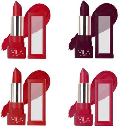 mila beaute Matte Lipstick Combo Set | Highly Pigmented & Lightweight Formula | Matte Finish