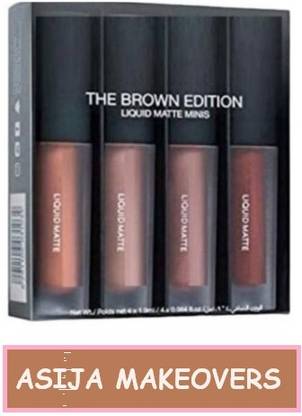 asija makeovers Matte Liquid Lipstick Pack of 4
