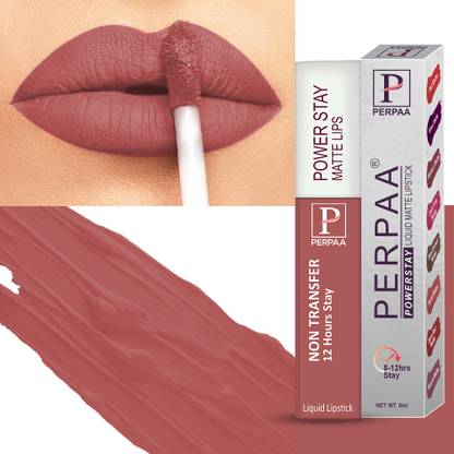 Perpaa Power stay Non-sticky & Long lasting Matte liquid lipstick , shade no 21