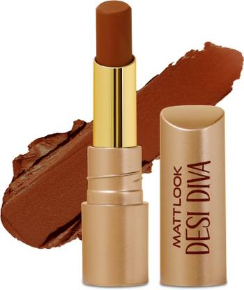 MATTLOOK Desi Diva HD Matte Lipstick With Hydrating Formula & Hyaluronic Acid