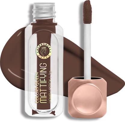 COLORS QUEEN Mattifying Non Transfer Liquid Matte Lipstick Enriched with Vitamin E Almond Oil