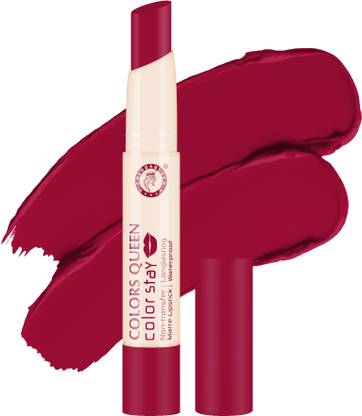 COLORS QUEEN Color Stay Long Lasting Non Transfer Waterproof Matte Lipstick