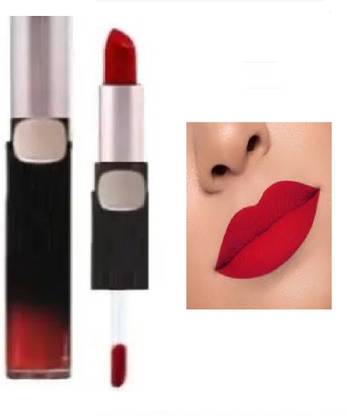 Luipui fantastic awesome red lipstick bride color for dry lips 2 IN 1
