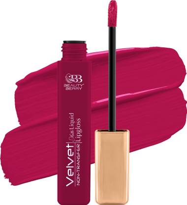 Beauty Berry Velvet Waterproof, Non Transfer Long Lasting Matte Liquid Lipstick for Women