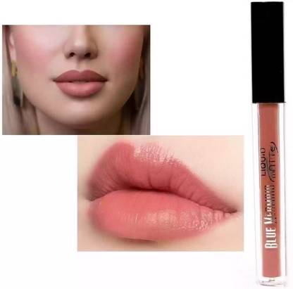 BLUEMERMAID Liquid Matte Lipsticks Peach Colour Lipstick, Pink