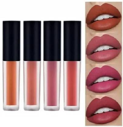 Glemmi Beauty Sensational Water Proof Long Lasting Liquid Matte finish lipstick 4in1