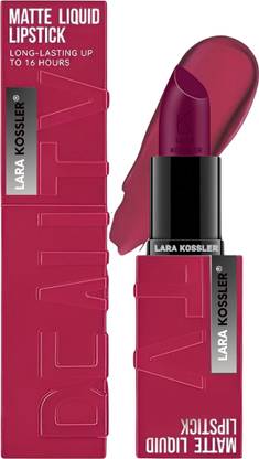 LARA KOSSLER Crayon Pink Matte Lipstick – Velvet-Like Touch