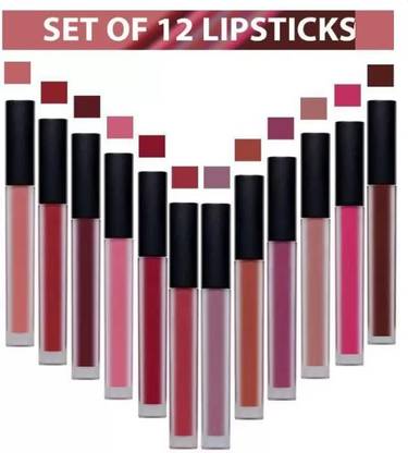 Jolli Huda Beauty Non Transfer Super Stay 12 Piece Liquid Matte Lipstick