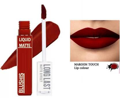 BLUSHIS Super Stay Waterproof Longlasting Sensational Liquid Lipsticks Set 1 pc