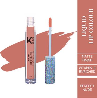 KINDED Liquid Lip Color Vitamin E Enriched Super Stay Glam Lipstick Lip Gloss
