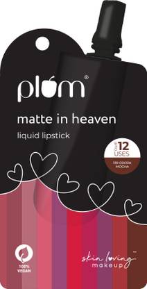 Plum Matte In Heaven Liquid Lipstick Trial Pack | Upto 12 Uses