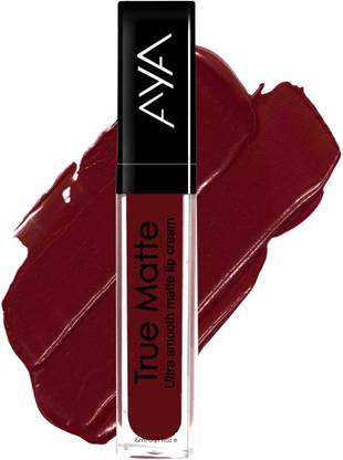 AYA True Matte Liquid Lipstick, Ultra Smooth Matte Lip Cream, 04 Red, 6ml