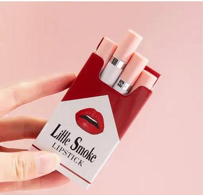 ILLUSKIN BEST QUALITY CIGARETTE LIPSTICK FOR GIRLS ( 4 IN ONE )