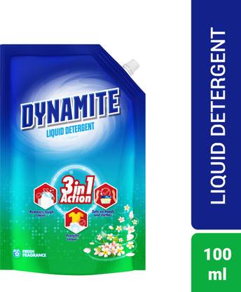 Dynamite by Flipkart 3-in-1 Fresh Liquid Detergent