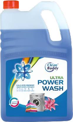CLEANBUDDY Clean buddy Ultra Power Wash| For Top Load & Front Load| Aqua Liquid Detergent