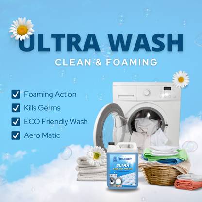 RELDOR Life Science Eco Friendly Matic Liquid Detergent For Top And Front Load machine Multi-Fragrance Liquid Detergent