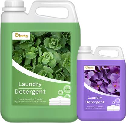 GLEMS Neem and Lavender Liquid Detergent, top load and front load liquid detergent Multi-Fragrance Liquid Detergent