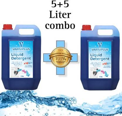 VARNIPLUS Liquid Detergent Multi-Fragrance Liquid Detergent (2 x 5 L) Lavender Liquid Detergent