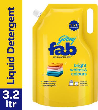 Godrej Fab Refill Pouch for Machine and Hand Wash Fresh Liquid Detergent