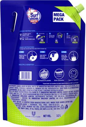 Surf excel Matic Top Load Pouch Multi-Fragrance Liquid Detergent