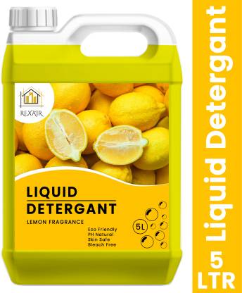 Rexair High-Quality Laundry Liquid, Suitable for Top-Load & Front-Load Washing Machine Lime Liquid Detergent