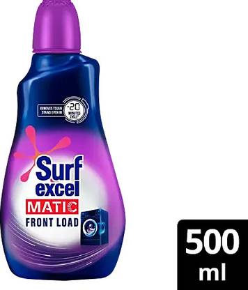 Surf Excel Matic Front Load Liquid Detergent, 500 ml Fresh Liquid Detergent