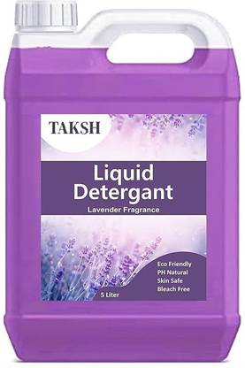 TAKSH Detergent 5 Liter LAVENDER Laundry Liquid for Fabric Care (5 LTR) Fresh Liquid Detergent