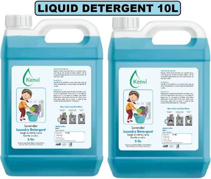 KENVI Best Liquid Detergent Suitable For Front Load And Top Load Washing Machine Combo Aqua Liquid Detergent