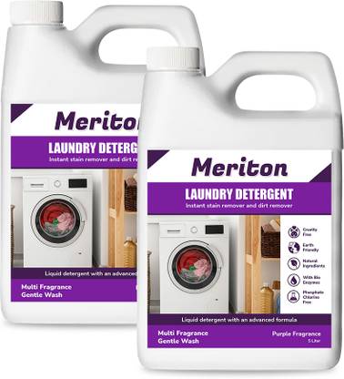 Meriton Liquid Detergent all Type Of Cloth,Handwash & Machine Liquid For Top& Front Load Lavender Liquid Detergent