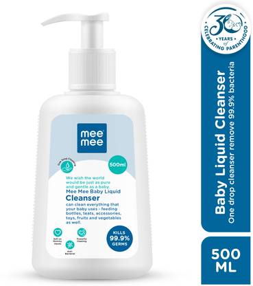 MeeMee Baby Cleanser Kills 99.9% Germs for Baby Accessories, Fruits, Toys & Veggies Liquid Detergent