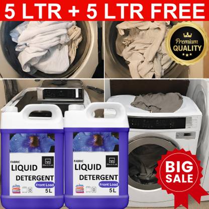 BLISS & BLUSH liquid detergent laundry liquid bundle: lavender radiance elite cleanse-10 ltr Lavender Liquid Detergent