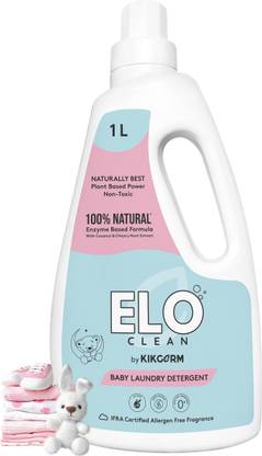 Kikgerm ELO Clean by 100% Natural Plant Based Power | Gentle & Safe | Blossom Liquid Detergent