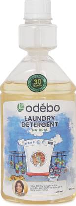 Odebo Laundry Detergent - Natural|Unscented|Safer for sensitive skin|4X Concentrate Liquid Detergent