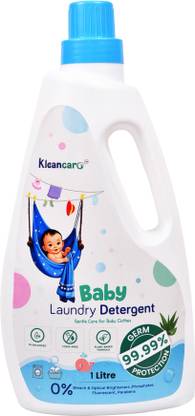 kleancaro Baby Detergent For Clothes 1 Litre | Anti-Bacterial & pH Balanced Fresh Liquid Detergent