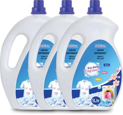 Solvion Liquid Detergent | laundry detergent for Stain Remover front & top load Fresh Liquid Detergent