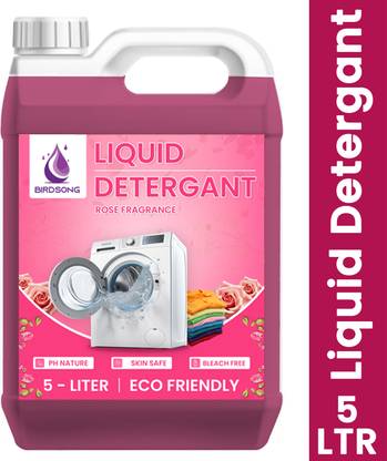 Birdsong High-Quality Laundry Liquid, Suitable for Top-Load :: Front-Load Washing Machine Rose Liquid Detergent