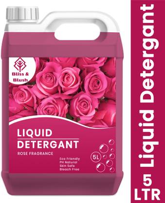 BLISS & BLUSH washing machine liquid detergent clean all fabric power full in only 1 wash 5l Multi-Fragrance Liquid Detergent
