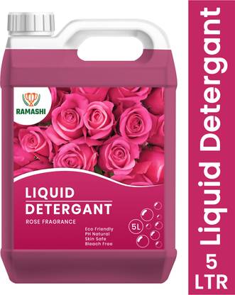 RAMASHI High-Quality Laundry Liquid, Suitable for Top-Load - Front-Load Washing Machine Rose Liquid Detergent