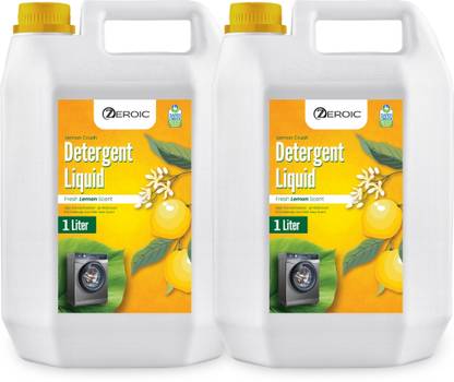 ZEROIC LemonBurst – Natural Liquid Detergent Stain Remover & Anti Becterial 2L Lime Liquid Detergent