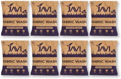 JAVI Fabric Wash | Eco-Friendly Powder to Liquid Detergent | Plant-Based Lavender Liquid Detergent