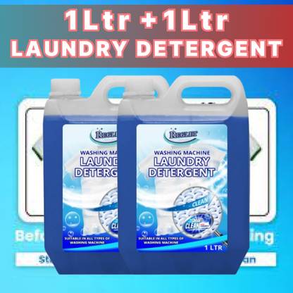 REGLET LIQUID DETERGENT WASHING MACHINE Clean & Clear LAUNDRY LIQUID DETERGENT Lavender Liquid Detergent